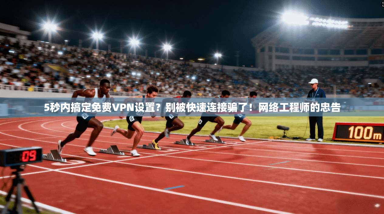 5秒内搞定免费VPN设置？别被快速连接骗了！网络工程师的忠告