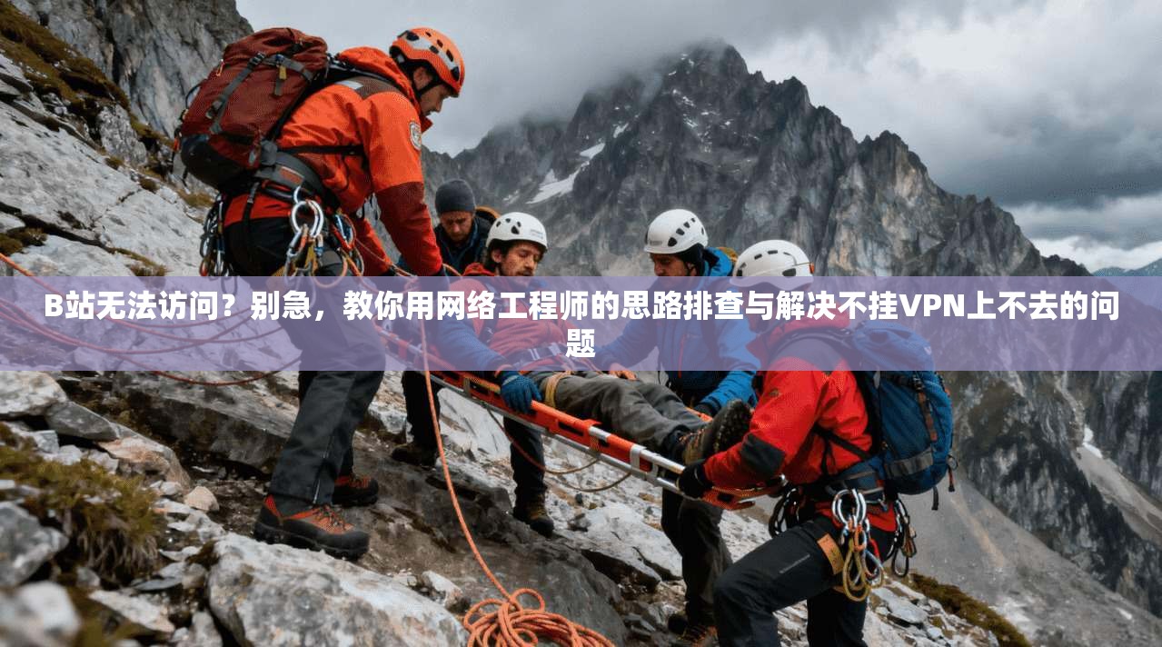 B站无法访问?别急,教你用网络工程师的思路排查与解决不挂VPN上不去的问题