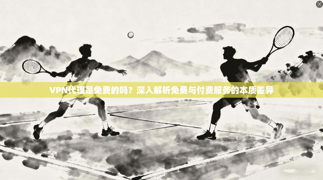 VPN代理是免费的吗?深入解析免费与付费服务的本质差异