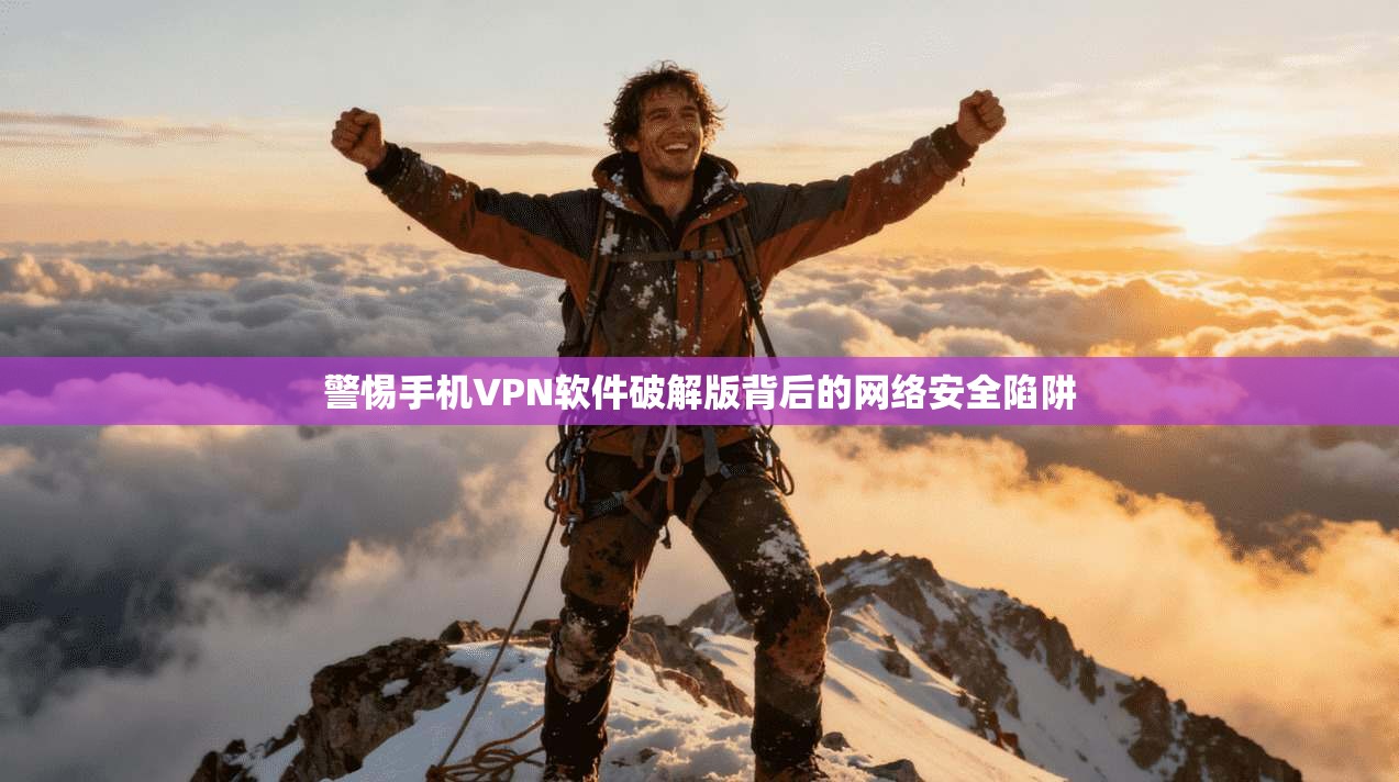 警惕手机VPN软件破解版背后的网络安全陷阱