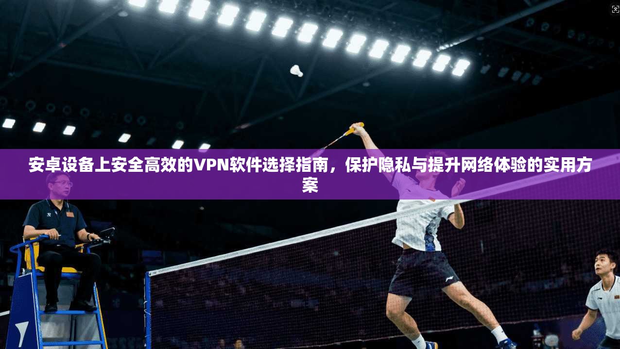 安卓设备上安全高效的VPN软件选择指南,保护隐私与提升网络体验的实用方案