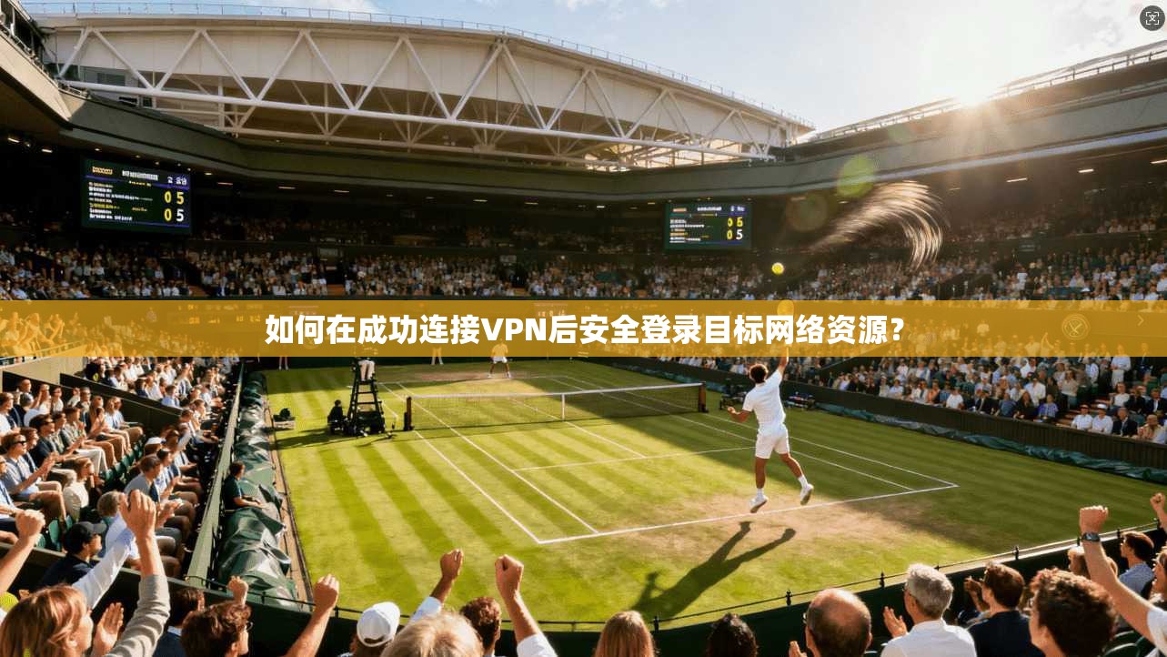 如何在成功连接VPN后安全登录目标网络资源？