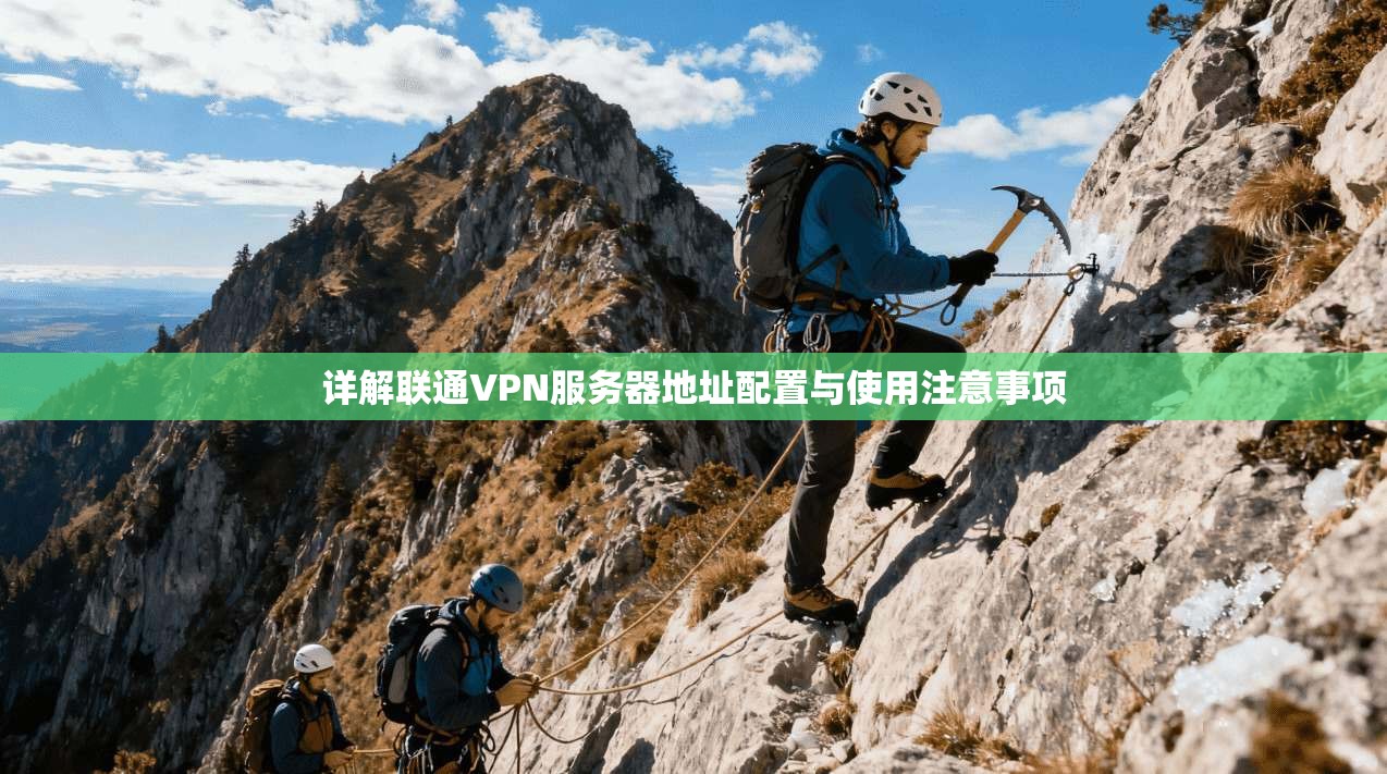 详解联通VPN服务器地址配置与使用注意事项