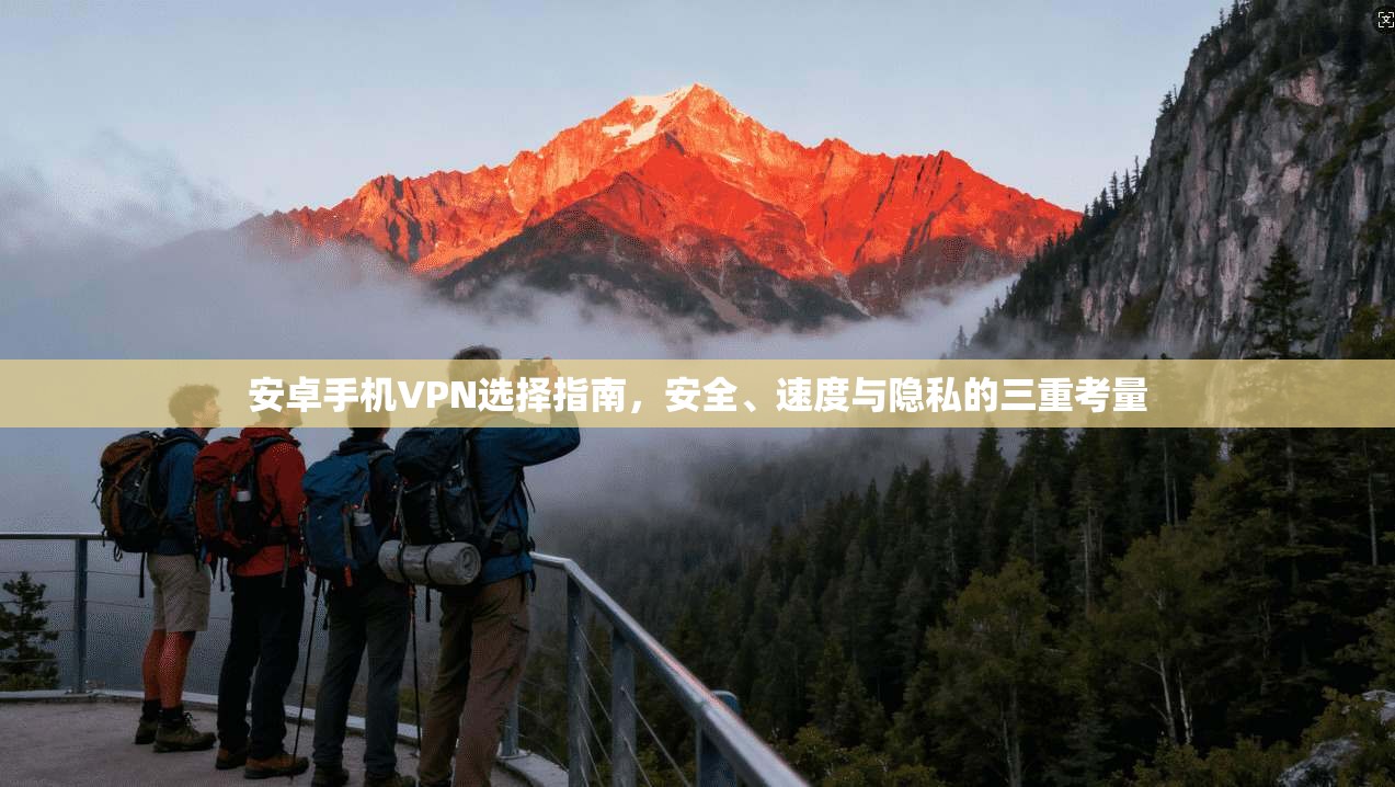安卓手机VPN选择指南,安全、速度与隐私的三重考量