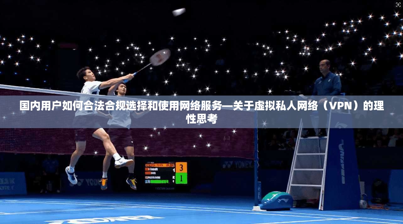 国内用户如何合法合规选择和使用网络服务—关于虚拟私人网络（VPN）的理性思考