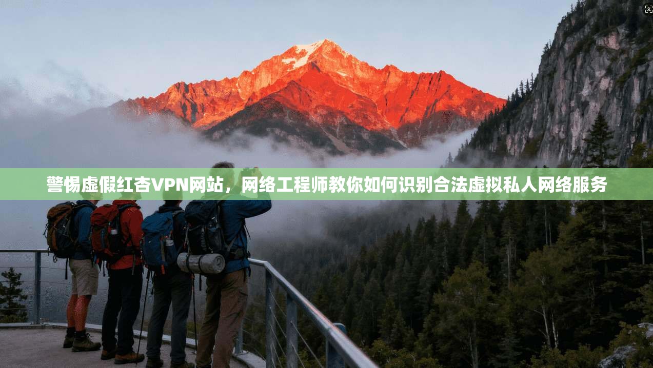警惕虚假红杏VPN网站,网络工程师教你如何识别合法虚拟私人网络服务