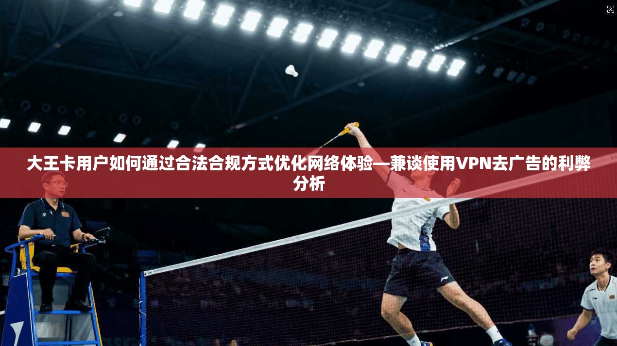 大王卡用户如何通过合法合规方式优化网络体验—兼谈使用VPN去广告的利弊分析