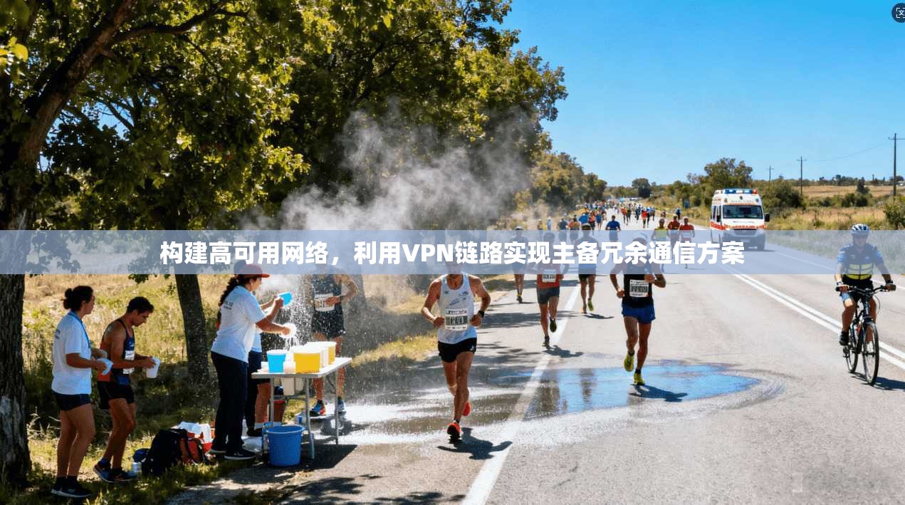 构建高可用网络，利用VPN链路实现主备冗余通信方案