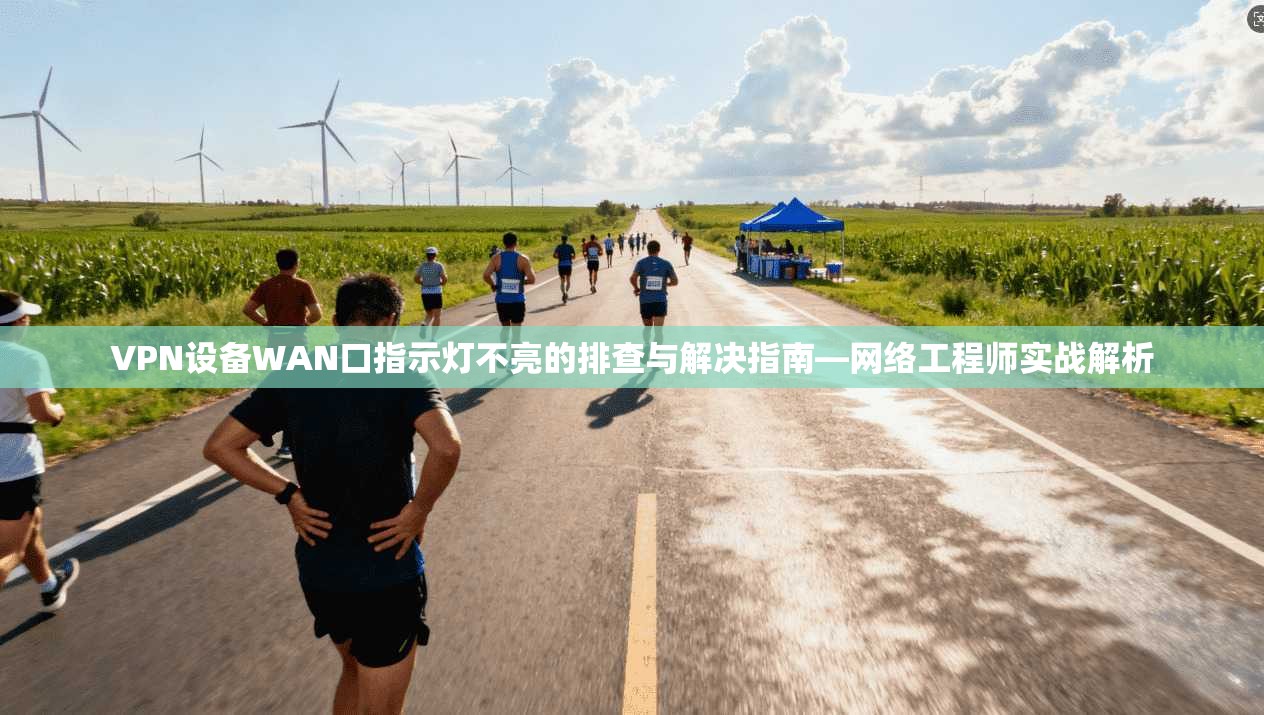 VPN设备WAN口指示灯不亮的排查与解决指南—网络工程师实战解析