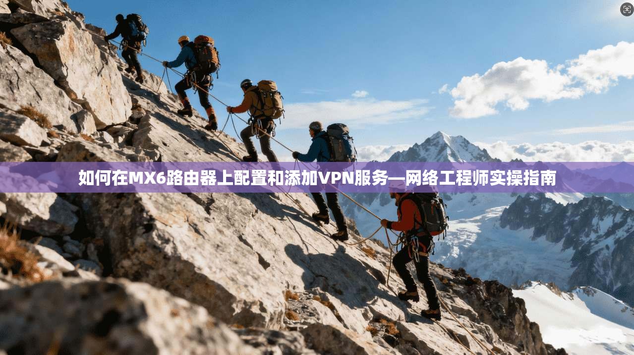 如何在MX6路由器上配置和添加VPN服务—网络工程师实操指南