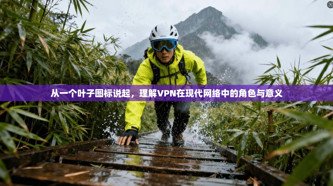 从一个叶子图标说起,理解VPN在现代网络中的角色与意义