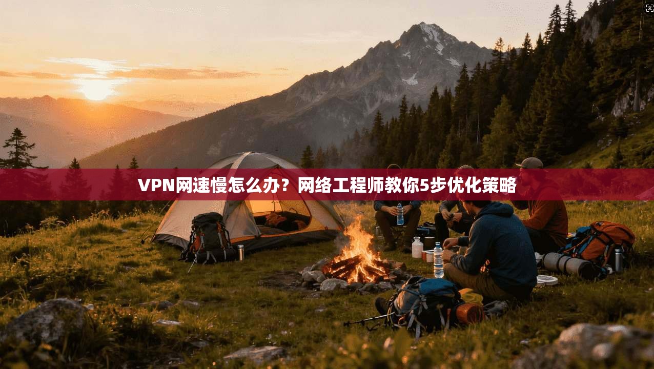VPN网速慢怎么办?网络工程师教你5步优化策略