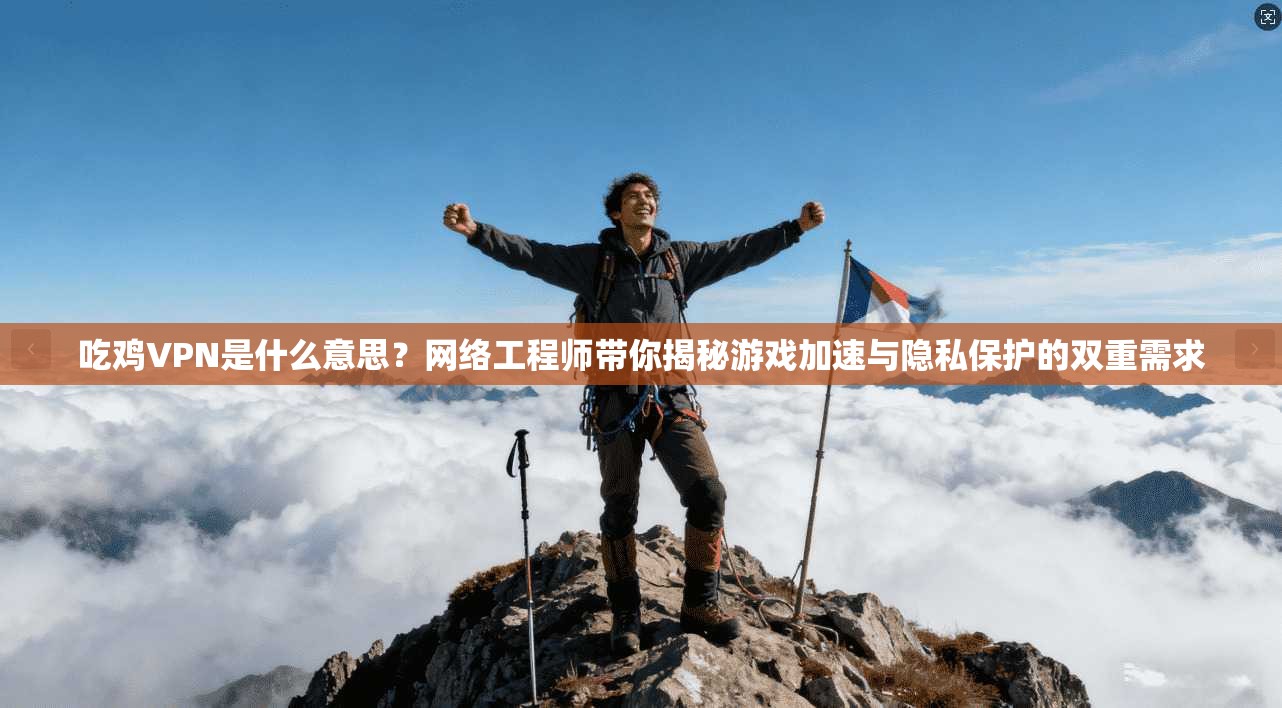 吃鸡VPN是什么意思？网络工程师带你揭秘游戏加速与隐私保护的双重需求